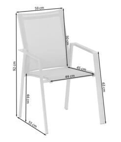 Dehner Stapelstuhl Nantes -Gartenmöbel 4209920 WE FS 001 SkizzeStapelstuhlNantes