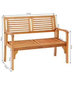 Dehner Klappbank Douglas, 2-Sitzer 17 Dehner Klappbank Douglas, 2-Sitzer -Gartenmöbel 4216784 WE BG 001 KlappbankDouglas