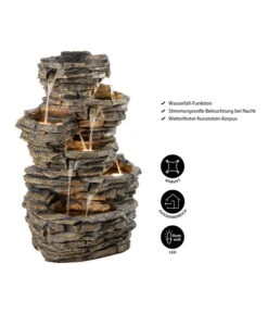 Dehner Polyresin-Gartenbrunnen Largo, Ca. B60,8/H98/T50 Cm -Gartenmöbel 4277729 WE IG 001 DehnerPolyresinGartenbrunnenLargo