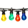 LED-Lichterkette Retro, 10 LEDs, Bunt -Gartenmöbel 4287355 WE FS 001 LEDLichterketteRetro