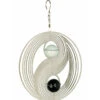 NATURE'S MELODY Windspiel Cosmo Yin Yang, 20,5 X 4,5 X 29 Cm, Silber/schwarz/weiß -Gartenmöbel 4304606 WE FS 001 WindspielCosmoYinYangWindfang