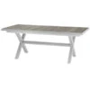 Siena Garden Ausziehtisch Sincro, Hellgrau, Ca. B200-260/H77/T100 Cm -Gartenmöbel 4331245 WE FS 001 Ausziehtischsincroweiss