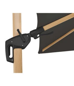 Schneider Ampelschirm Rhodos Twist Woody, Anthrazit, Rechteckig, Ca. B300/T360 Cm -Gartenmöbel 4355640 WE DE 006 RhodosTwistWoody