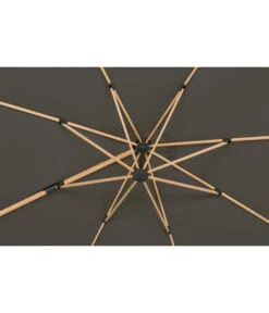 Schneider Ampelschirm Rhodos Twist Woody, Anthrazit, Rechteckig, Ca. B300/T360 Cm -Gartenmöbel 4355640 WE DE 008 RhodosTwistWoody