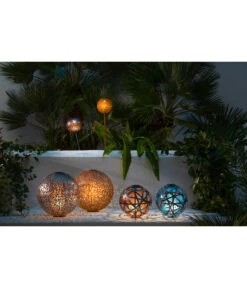 Dehner Solarstab Kugelleuchte Luanda, Ca. Ø16/H120 Cm 10 Dehner Solarstab Kugelleuchte Luanda, Ca. Ø16/H120 Cm -Gartenmöbel 4405049 WE MO 003 SolarstabLuanda