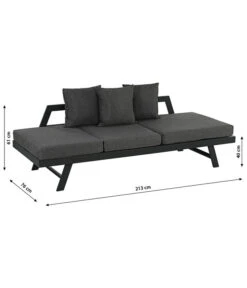 Dehner Funktionsliege Seattle -Gartenmöbel 4407318 WE BG 001 BankLiegeSeattleNeu