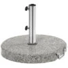 Dehner Granit-Schirmständer, 30 Kg -Gartenmöbel 4409983 WE FS 001 SchirmstaenderRund
