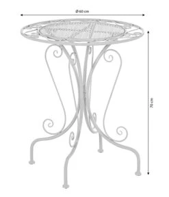 Dehner Tisch Luca, Ca Ø60/H70 Cm -Gartenmöbel 4416517 4417606 6665962 WE BG 001 TischLuca