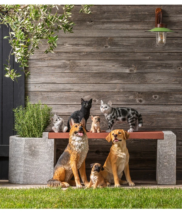 Dehner Polyresin-Katze, 40 X 16 X 29 Cm 4 Dehner Polyresin-Katze, 40 X 16 X 29 Cm – Bild 2