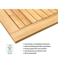 Dehner Holz-Sofa Macao -Gartenmöbel 4423570 WE IG 001 BeistelltischMacao 11