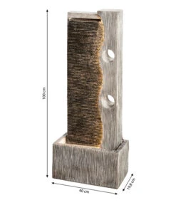 Dehner Polyresin-Gartenbrunnen Eclipse, Ca. H100 Cm 15 Dehner Polyresin-Gartenbrunnen Eclipse, Ca. H100 Cm -Gartenmöbel 4447504 WE BG 001 DehnerPolyresinGartenbrunnenEclipsegedreht