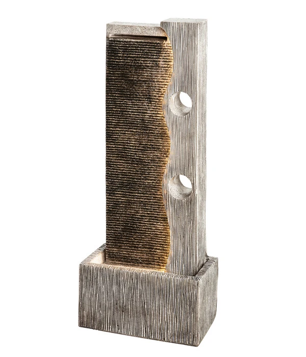 Dehner Polyresin-Gartenbrunnen Eclipse, Ca. H100 Cm 4 Dehner Polyresin-Gartenbrunnen Eclipse, Ca. H100 Cm – Bild 2