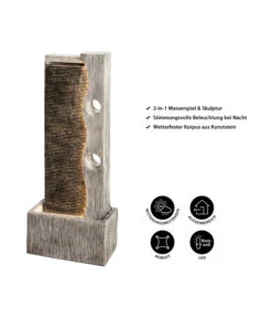 Dehner Polyresin-Gartenbrunnen Eclipse, Ca. H100 Cm 14 Dehner Polyresin-Gartenbrunnen Eclipse, Ca. H100 Cm -Gartenmöbel 4447504 WE IG 001 DehnerPolyresinGartenbrunnenEclipsegedreht