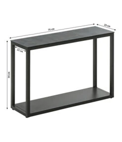 Dehner Beistelltisch Amsterdam, Ca. B75/H54/T23 Cm -Gartenmöbel 4498598 WE BG 001 DehnerBeistelltischAmsterdam