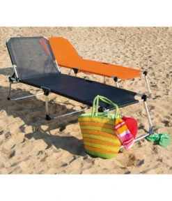 Siena Garden Dreibeinliege XXL, Ca. B69,5/H86/T209 Cm -Gartenmöbel 5068853 WE MO 001 SienaGardenDreibeinleigeXXLSchwarz