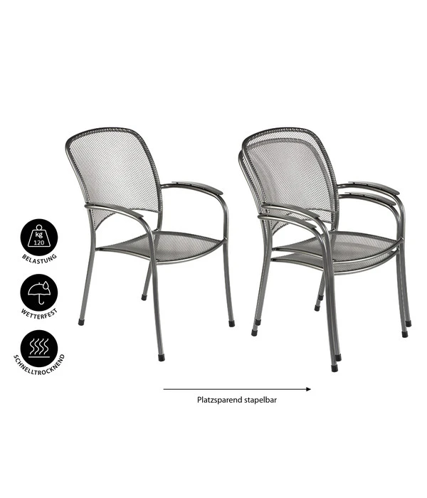 MWH Metall-Stapelsessel Carlo 5 MWH Metall-Stapelsessel Carlo – Bild 3