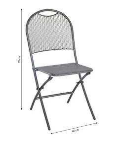 MWH Klappstuhl Cafe Latte -Gartenmöbel 5312111 WE BG 001 MwhKlappstuhlCafeLateKlappstuhlCafeLateEGrau