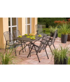 Royal Garden Streckmetall-Gartentisch, Ca. B145/H74/T90 Cm -Gartenmöbel 5312822 WE MO 004 GruppeSavoy