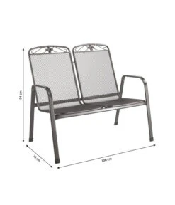 MWH Metall-Bank Savoy, 2-Sitzer -Gartenmöbel 5312871 WE BG 001 MwhMetallBankSavoy2SitzerMetallBankSavoy2Sitzer2