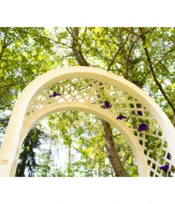 KHW Kunststoff-Rosenbogen, Ca. B174/H207/T43 Cm -Gartenmöbel 5344221 WE DE 002 RosenbogenKastenweiss