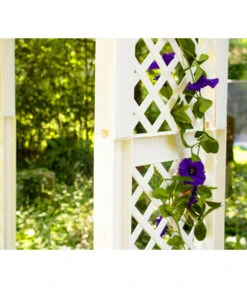 KHW Kunststoff-Rosenbogen, Ca. B174/H207/T43 Cm -Gartenmöbel 5344221 WE DE 003 RosenbogenKastenweiss