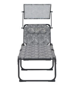 Siena Garden Campingliege Natura, Grau, Ca. B69/H43/T200 Cm -Gartenmöbel 6602981 WE FS 004 CampingliegeNatura