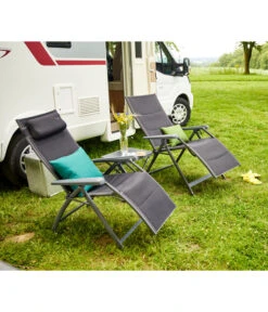 Siena Garden Camping Relaxstuhl Premium, Anthrazit -Gartenmöbel 6603021 WE MO 001 SienaGardenCampingRelaxstuhl PremiumAnthrazit