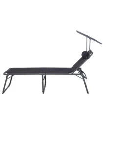 Siena Garden Campingliege Premium, Anthrazit, Ca. B69/H43/T200 Cm -Gartenmöbel 6603047 WE FS 002 SienaGardenCampingliegePremiumAnthrazit