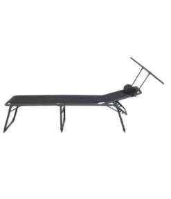 Siena Garden Campingliege Premium, Anthrazit, Ca. B69/H43/T200 Cm -Gartenmöbel 6603047 WE FS 004 SienaGardenCampingliegePremiumAnthrazit