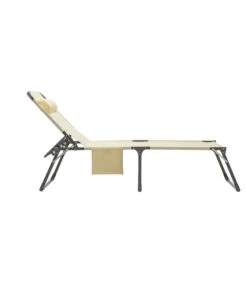 Dehner Gartenliege Mallorca, Ca. B71/H106/T227 Cm -Gartenmöbel 6635163 WE FS 003 LiegeMallorcaVanilla