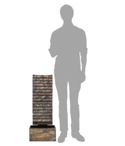 Climaqua Naturschiefer-Wasserwand Ava -Gartenmöbel 6645972 WE IG 001 ClimaquaWasserwandAvaMRusty