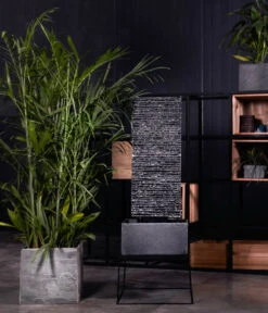 Climaqua Naturschiefer-Wasserwand Liv -Gartenmöbel 6646061 WE MO 001 ClimaquaWasserwandLivAnthrazit