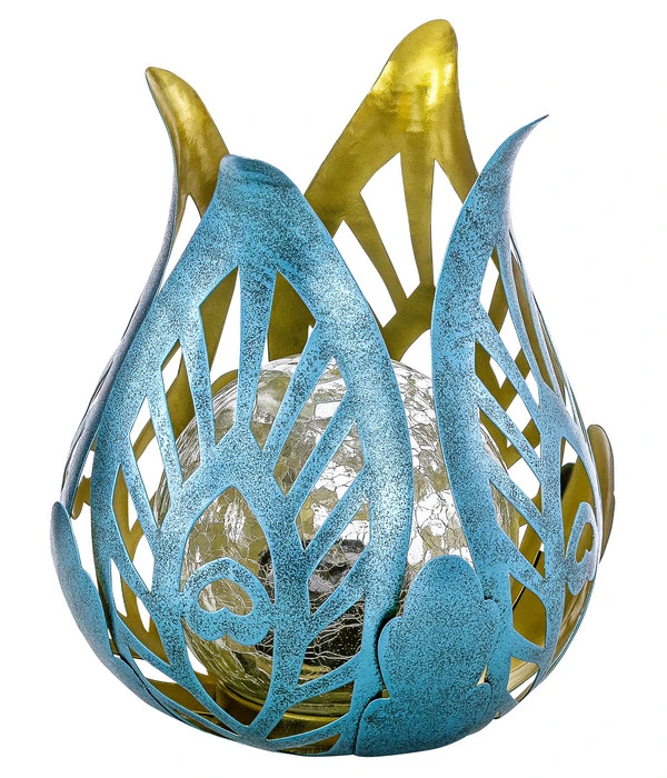 Dehner Solar Lotus Glace, Ca. B19/H21,6/T19 Cm 3 Dehner Solar Lotus Glace, Ca. B19/H21,6/T19 Cm