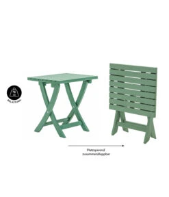 Dehner Klapphocker Stavanger, Ca. B45/H45/T42,6 Cm -Gartenmöbel 6666507 WE IG 001 KlapphockerStavangerGruen