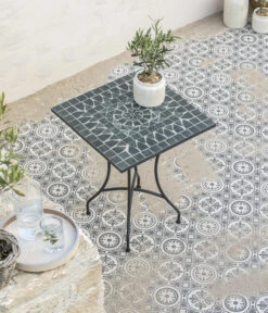 Dehner Mosaiktisch Madeleine, Eckig -Gartenmöbel 6666549 WE MO 002 DehnerMosaiktischMadeleineeckigklein