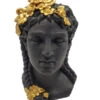 Dehner Magnesia-Topf Frauenkopf, Ca. H40,5 Cm -Gartenmöbel 6666630 WE FS 001 MagnesiaKopfIsisSchwarz