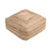 Dehner Pouf Lotta, Ca B50/H20/T50 Cm 2 Dehner Pouf Lotta, Ca B50/H20/T50 Cm -Gartenmöbel 6667869 WE FS 001 PoufLottaJute50x50cm