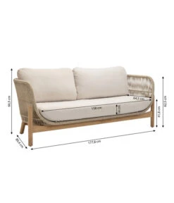 Dehner Sofa Portofino, 2-Sitzer 17 Dehner Sofa Portofino, 2-Sitzer -Gartenmöbel 6667901 WE BG 001 DehnerSofaPortofino