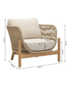 Dehner Sessel Portofino -Gartenmöbel 6669774 WE BG 001 DehnerSesselPortofino