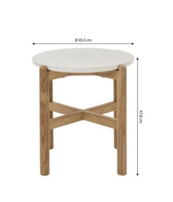 Dehner Tisch Portofino, Ca. Ø45,5/H47,8 Cm -Gartenmöbel 6670699 WE BG 001 DehnerTischPortofinoKlein