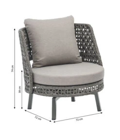 Dehner Balkonset Nizza, 3-teilig -Gartenmöbel 6670962 WE BG 001 DehnerBalkonsetNizzaSessel