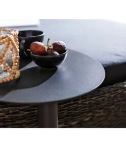 Dehner Beistelltisch Mika, Ca. Ø50/H50 Cm -Gartenmöbel 6701015 WE DE 001 BeistelltischMika