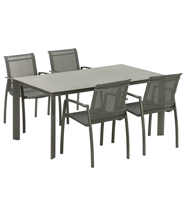 Dehner Gartentisch Nancy, Ca. B160/H75/T90 Cm 4 Dehner Gartentisch Nancy, Ca. B160/H75/T90 Cm – Bild 2