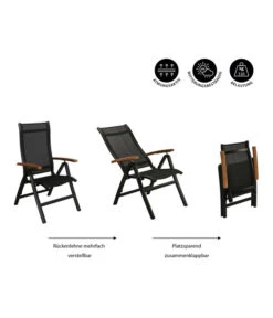 Dehner Klappsessel Chicago Wood -Gartenmöbel 6701817 WE IG 001 KLAPPSESSELCHICAGOWOOD