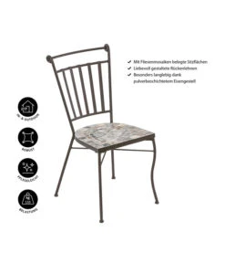 Dehner Mosaikstuhl Grazia -Gartenmöbel 6702278 WE IG 001 MosaikstuhlGraziaFINAL