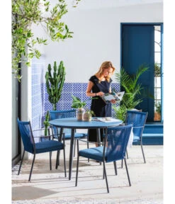 Dehner Tisch Delphi, Ca. Ø110/H74,5 Cm -Gartenmöbel 6702351 WE MO 003 GruppeDelphi