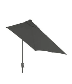 Dehner Balkonschirm Chios, Rechteckig, Ca. B210/T130 Cm -Gartenmöbel 6703243 WE FS 003 BalkonschirmChiosDunkelgrauNeu