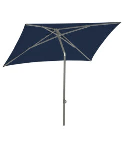Dehner Sonnenschirm Andros, Rechteckig, Ca. B210/T150 Cm -Gartenmöbel 6703607 WE FS 004 DehnerSchirmAndrosDunkelblauNeu