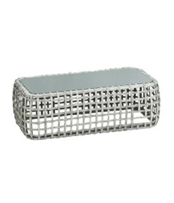 Dehner Flechtlounge Bali, 4-teilig -Gartenmöbel 6705305 WE FS 003 LoungeBaliTischFinal