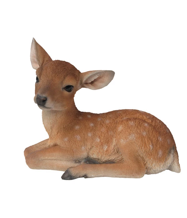 Dehner Polyresin-Rehkitz Liegend, Ca. B32/H25,5/T17,5 Cm 3 Dehner Polyresin-Rehkitz Liegend, Ca. B32/H25,5/T17,5 Cm